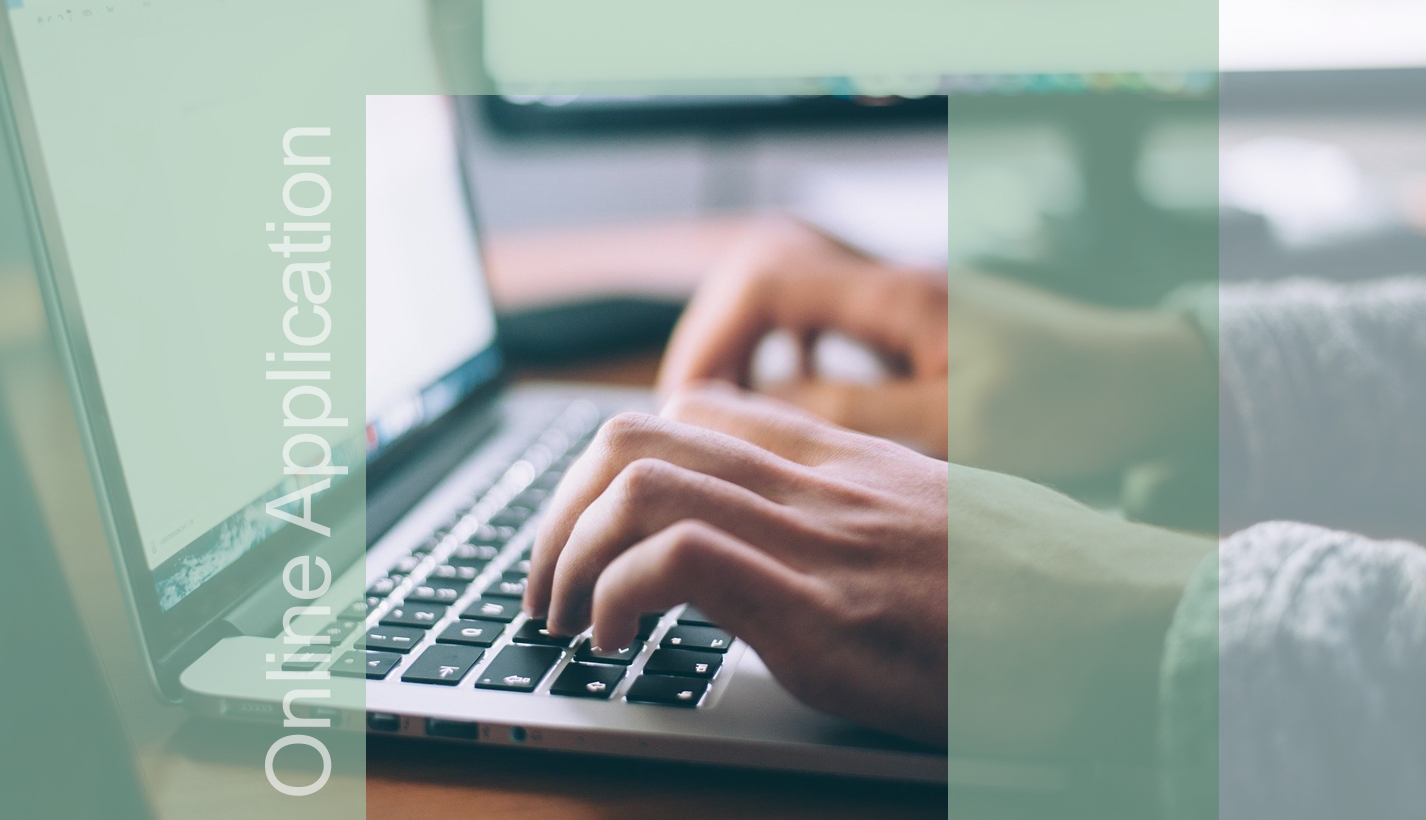typing at Computer